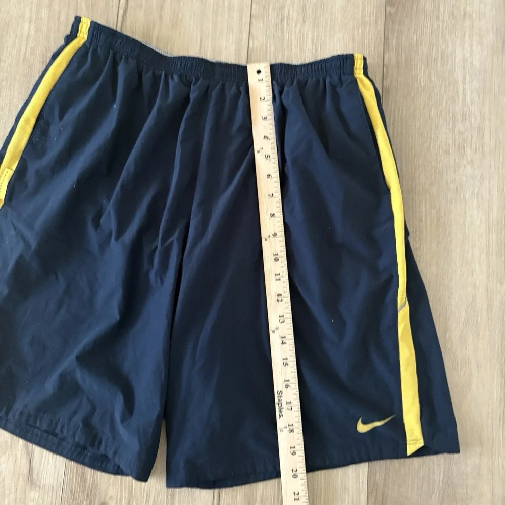 Nike Livestrong Woven Training Shorts Mens XXL Black Dri Fit Lined Stretch